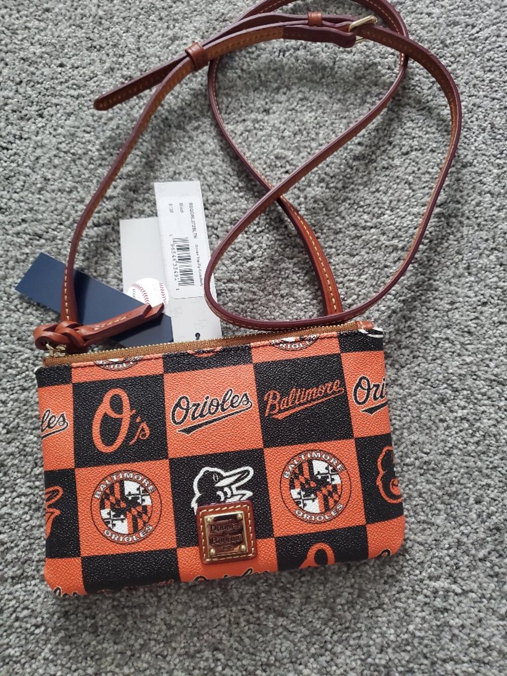 Dooney & Bourke MLB Orioles Game Day Crossbody Purse